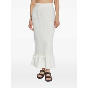 NEW POSSE matilda column skirt in cream
